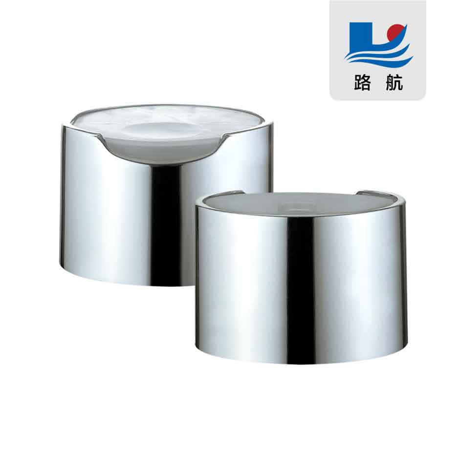 24/410Large push cover, plastic cover, silver cover